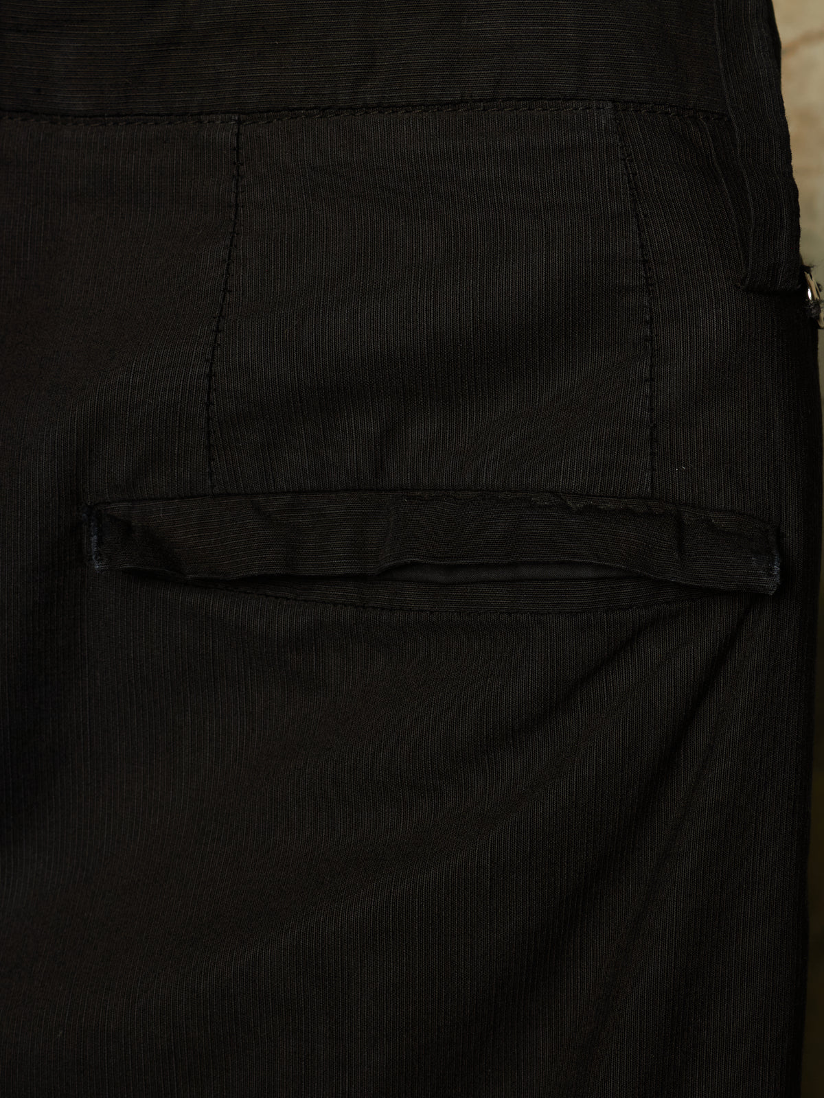Carol Christian Poell 'PM/2671OD CORD-PTC/10' Object-dyed Visible Meltlock Front Zip Trousers
