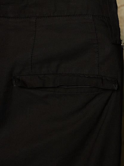 Carol Christian Poell 'PM/2671OD CORD-PTC/10' Object-dyed Visible Meltlock Front Zip Trousers