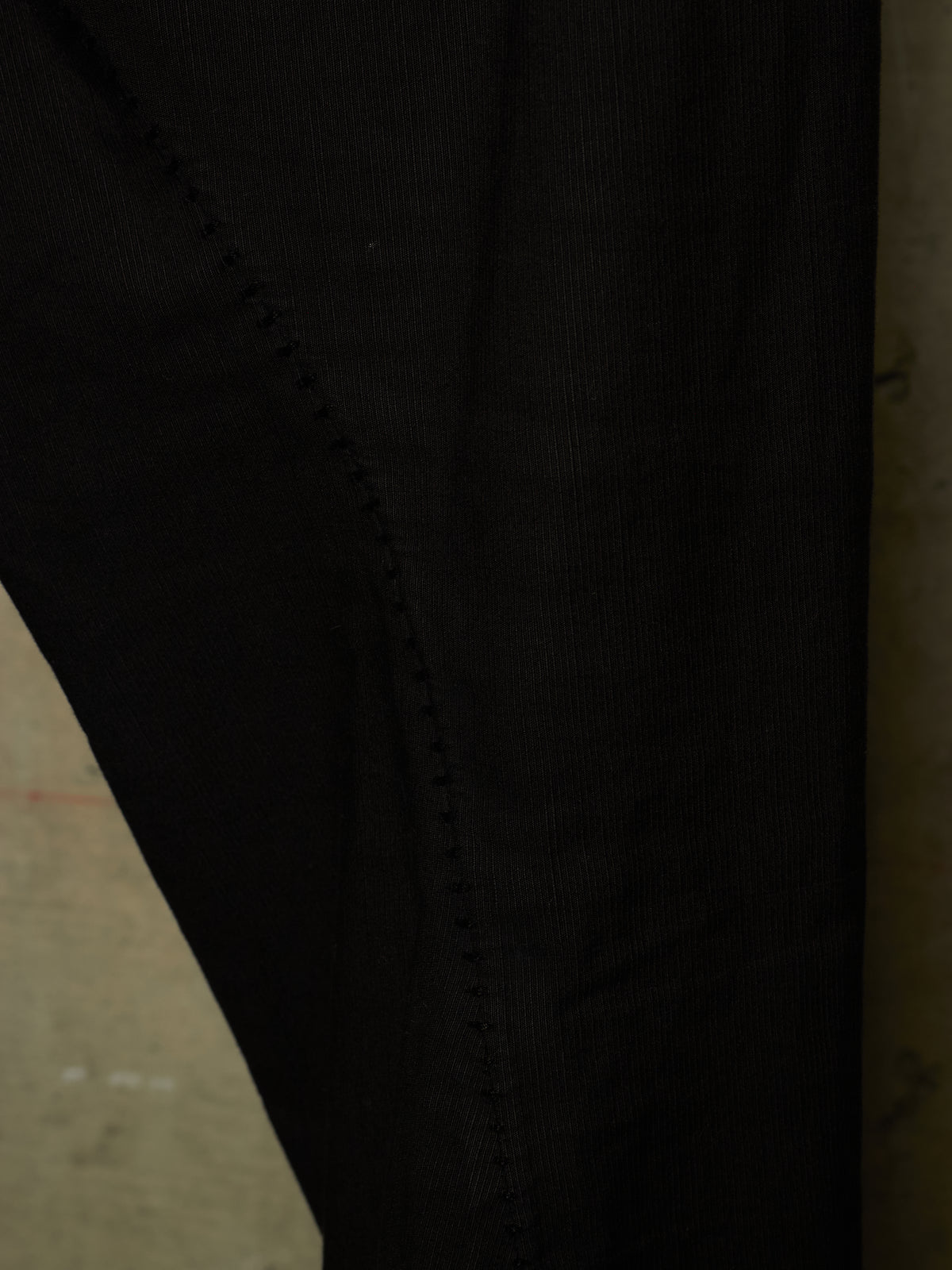 Carol Christian Poell 'PM/2671OD CORD-PTC/10' Object-dyed Visible Meltlock Front Zip Trousers