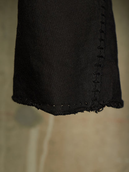Carol Christian Poell 'PM/2671OD CORD-PTC/10' Object-dyed Visible Meltlock Front Zip Trousers
