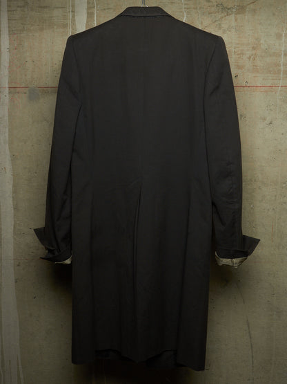Carol Christian Poell SS00 Charcoal Grey Open-front Long Blazer