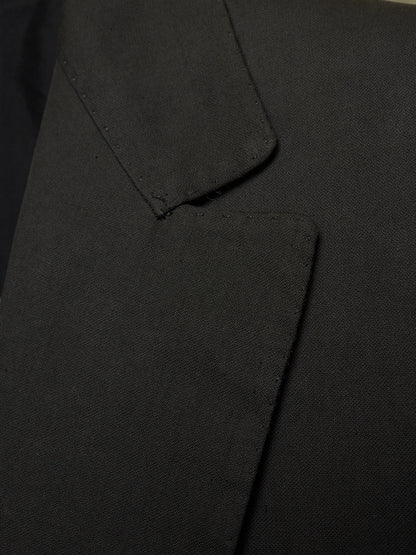 Carol Christian Poell SS00 Charcoal Grey Open-front Long Blazer