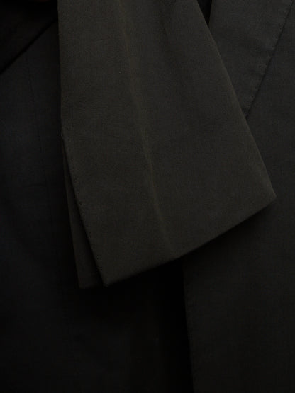 Carol Christian Poell SS00 Charcoal Grey Open-front Long Blazer
