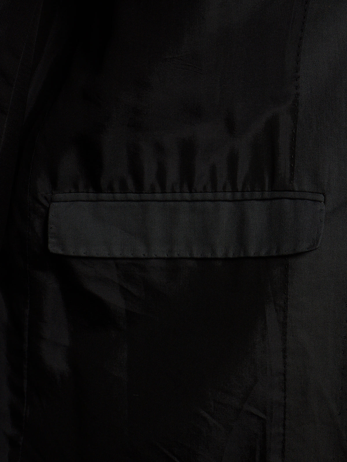 Carol Christian Poell SS00 Charcoal Grey Open-front Long Blazer