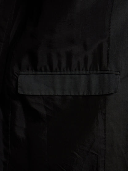 Carol Christian Poell SS00 Charcoal Grey Open-front Long Blazer
