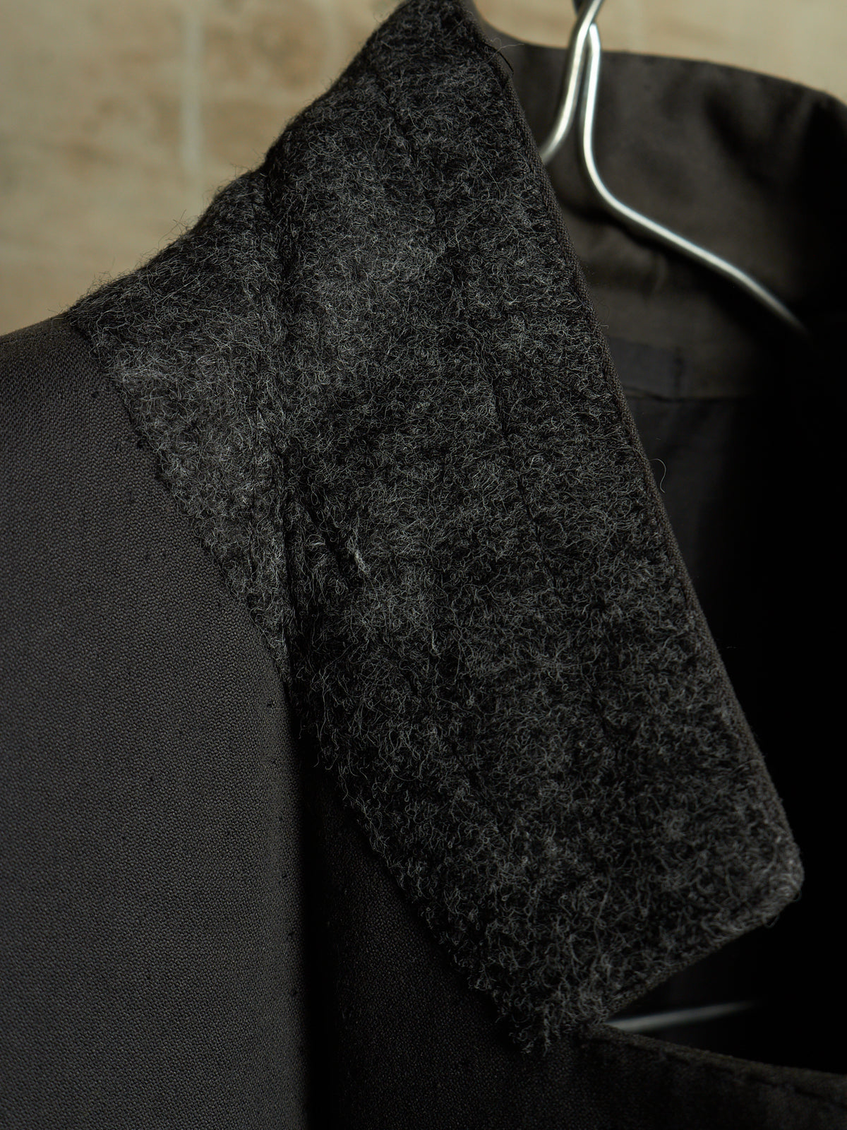 Carol Christian Poell SS00 Charcoal Grey Open-front Long Blazer