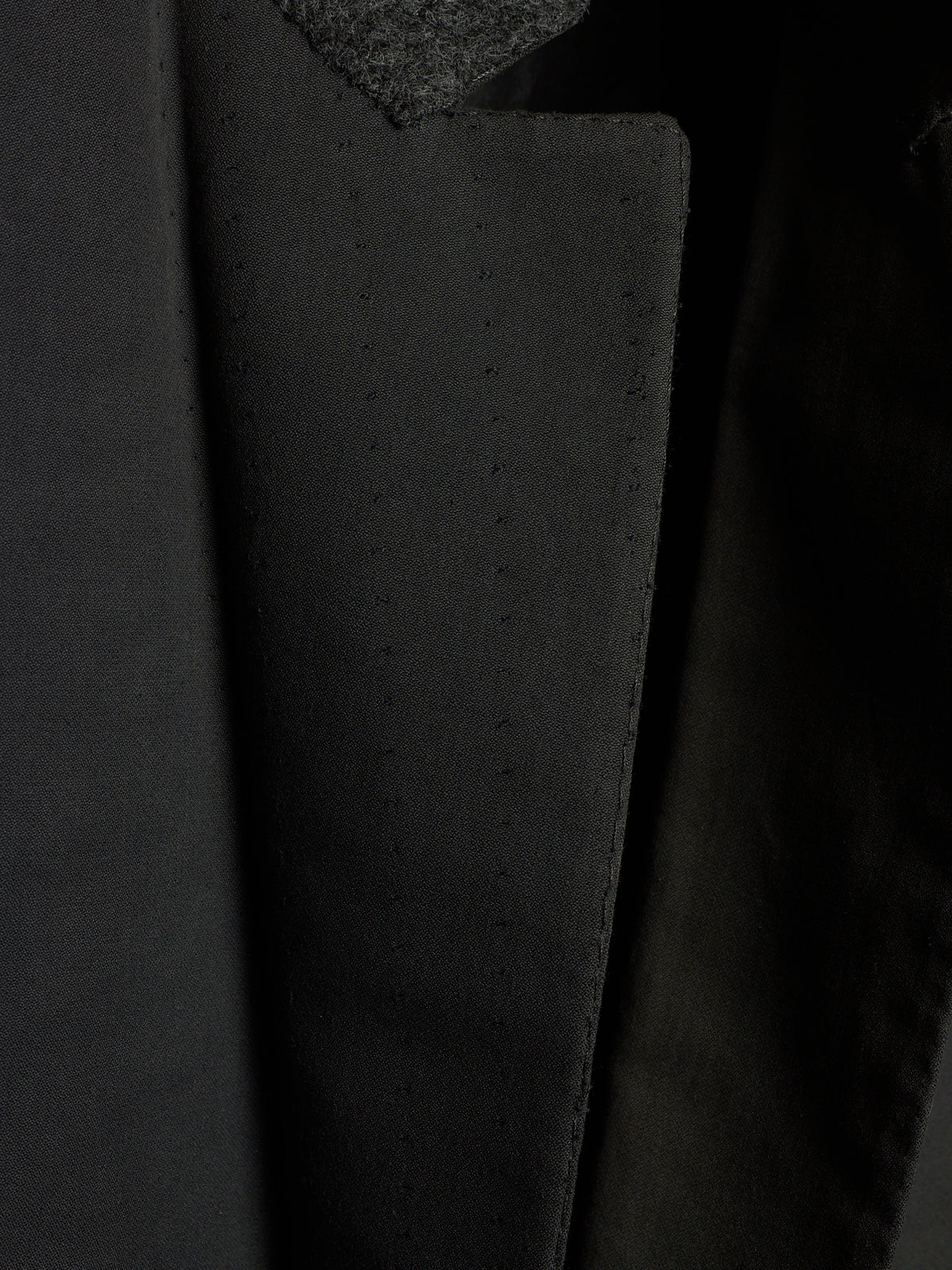 Carol Christian Poell SS00 Charcoal Grey Open-front Long Blazer