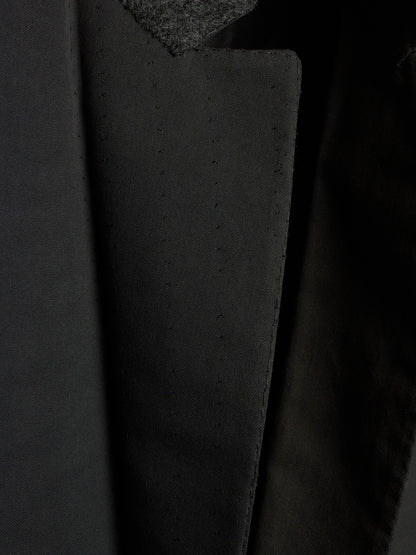 Carol Christian Poell SS00 Charcoal Grey Open-front Long Blazer