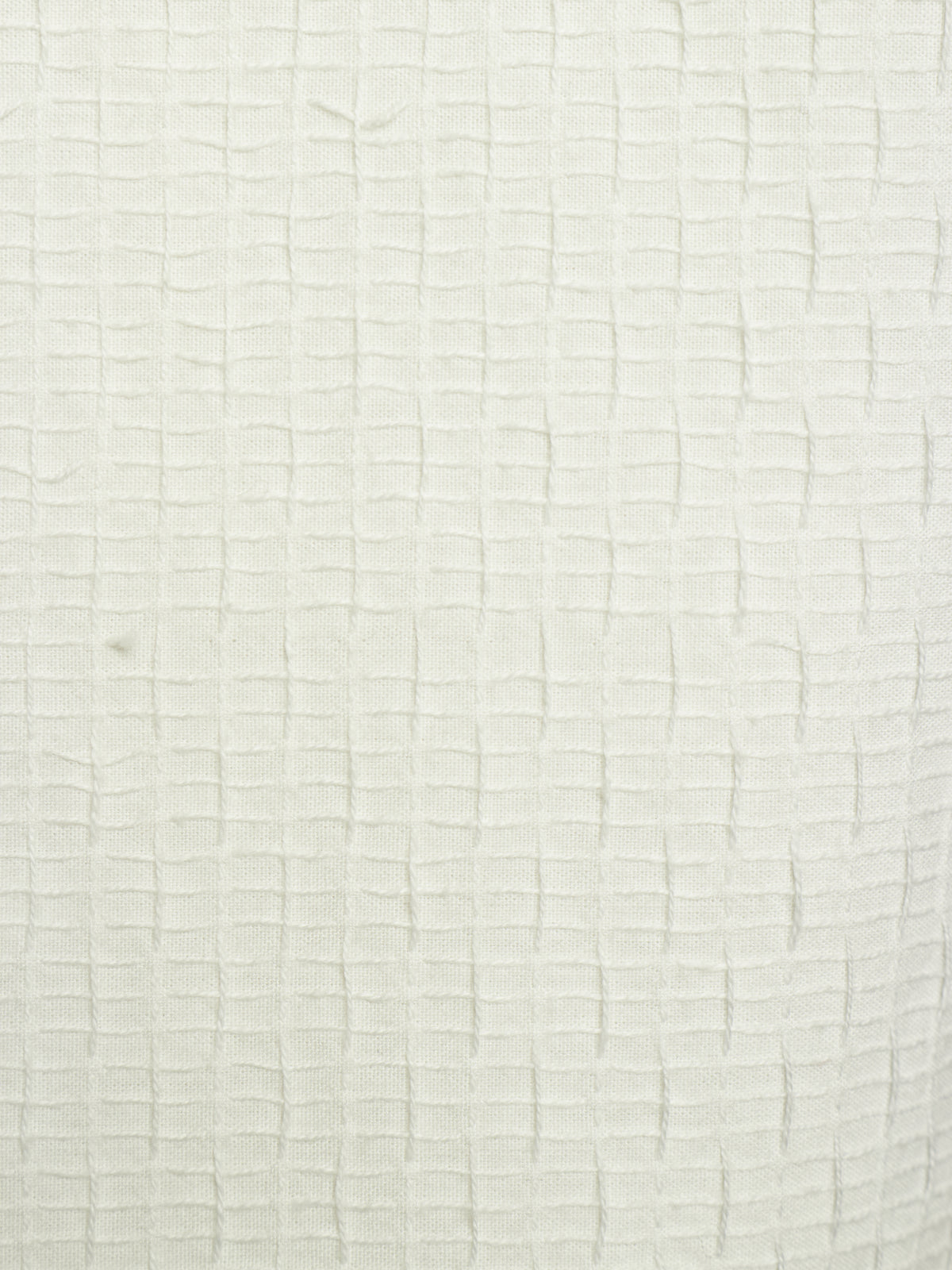 Carol Christian Poell SS01 "A Masculine Femininity" White Reversible Waffle Thread Shirt