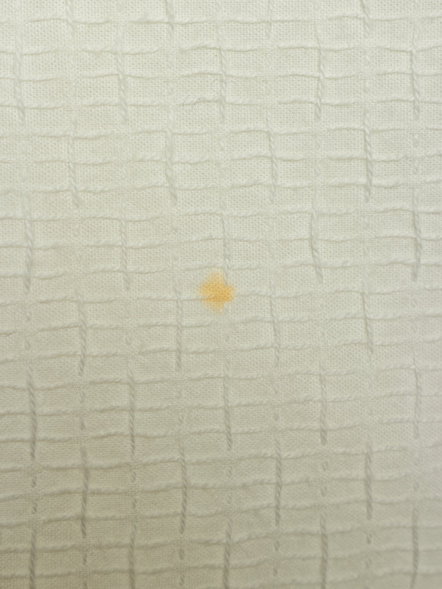 Carol Christian Poell SS01 "A Masculine Femininity" White Reversible Waffle Thread Shirt
