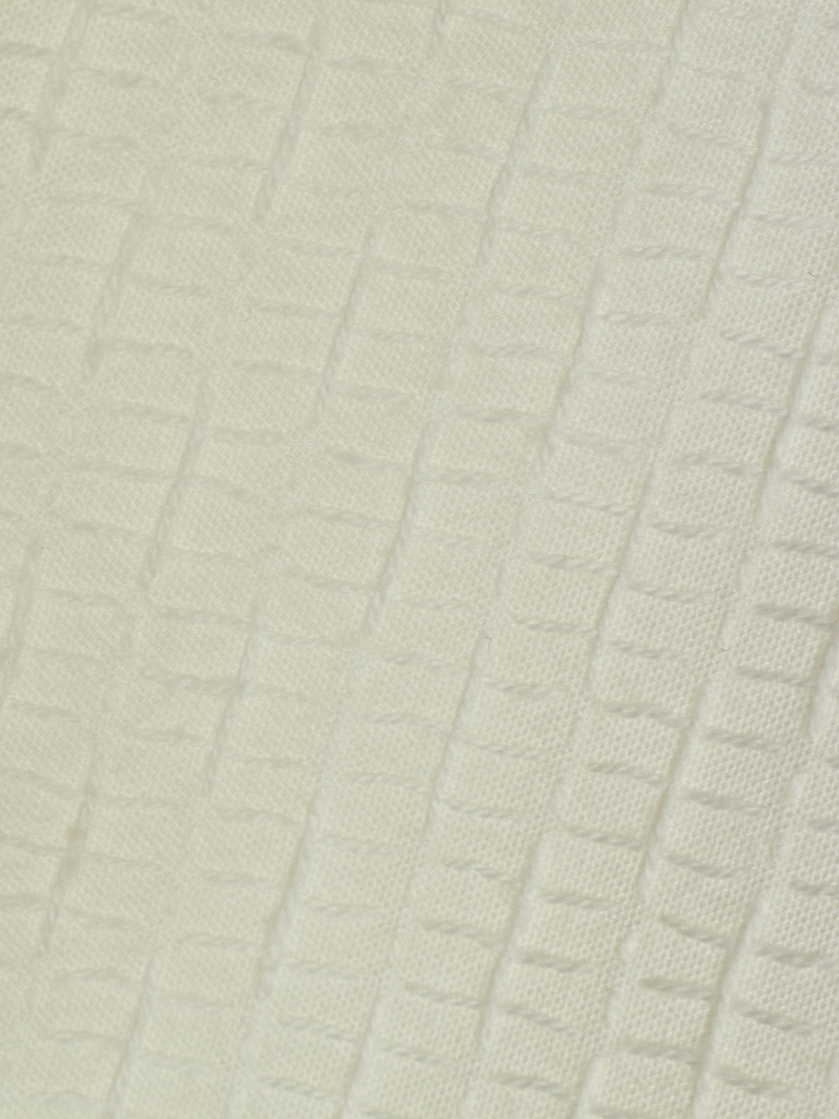 Carol Christian Poell SS01 "A Masculine Femininity" White Reversible Waffle Thread Shirt