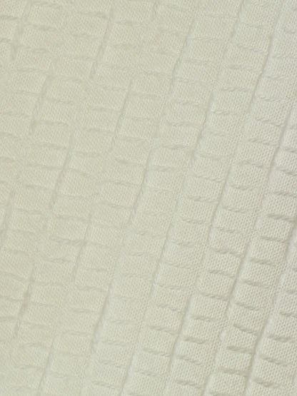 Carol Christian Poell SS01 "A Masculine Femininity" White Reversible Waffle Thread Shirt