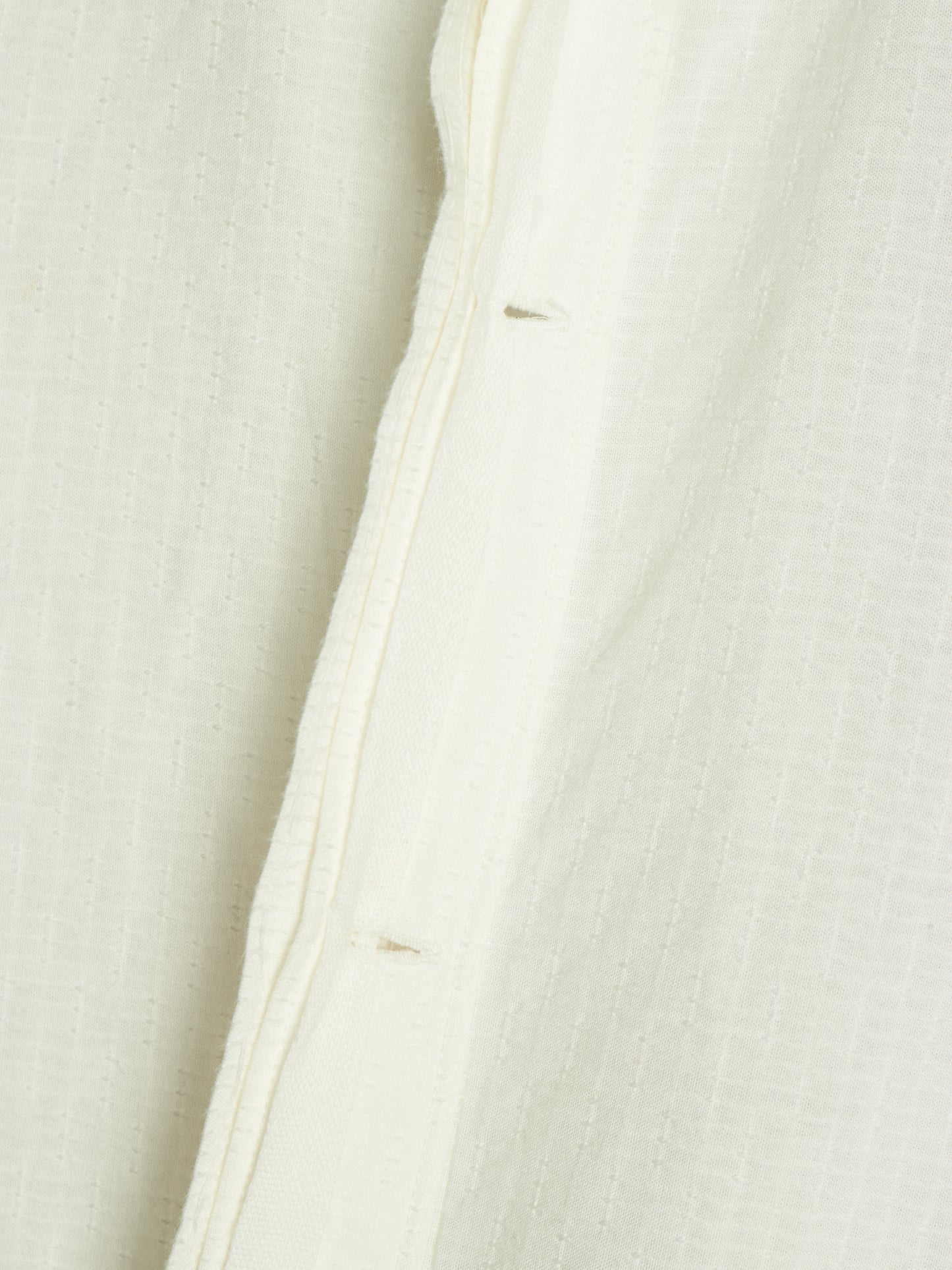 Carol Christian Poell SS01 "A Masculine Femininity" White Reversible Waffle Thread Shirt