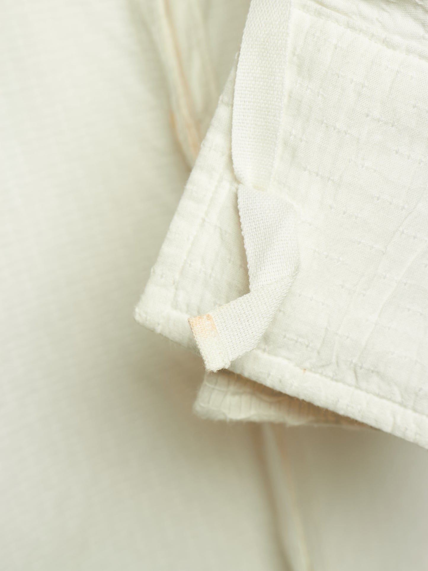 Carol Christian Poell SS01 "A Masculine Femininity" White Reversible Waffle Thread Shirt