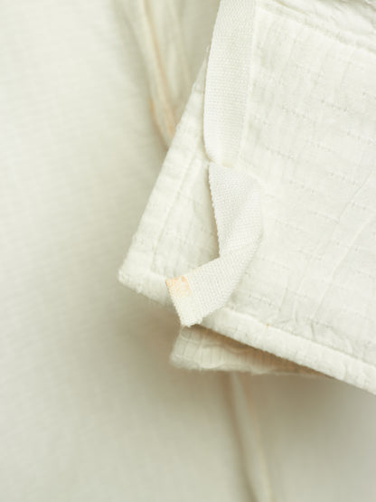 Carol Christian Poell SS01 "A Masculine Femininity" White Reversible Waffle Thread Shirt