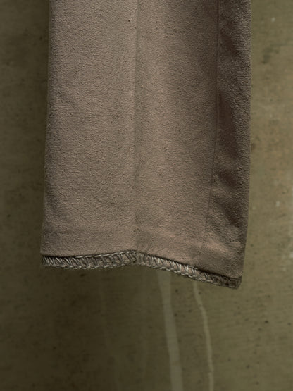 Carol Christian Poell SS05 "Dispossessed" MALE 'PM/1992 HUNDRET/3' Light Grey Overlock Silk Trousers