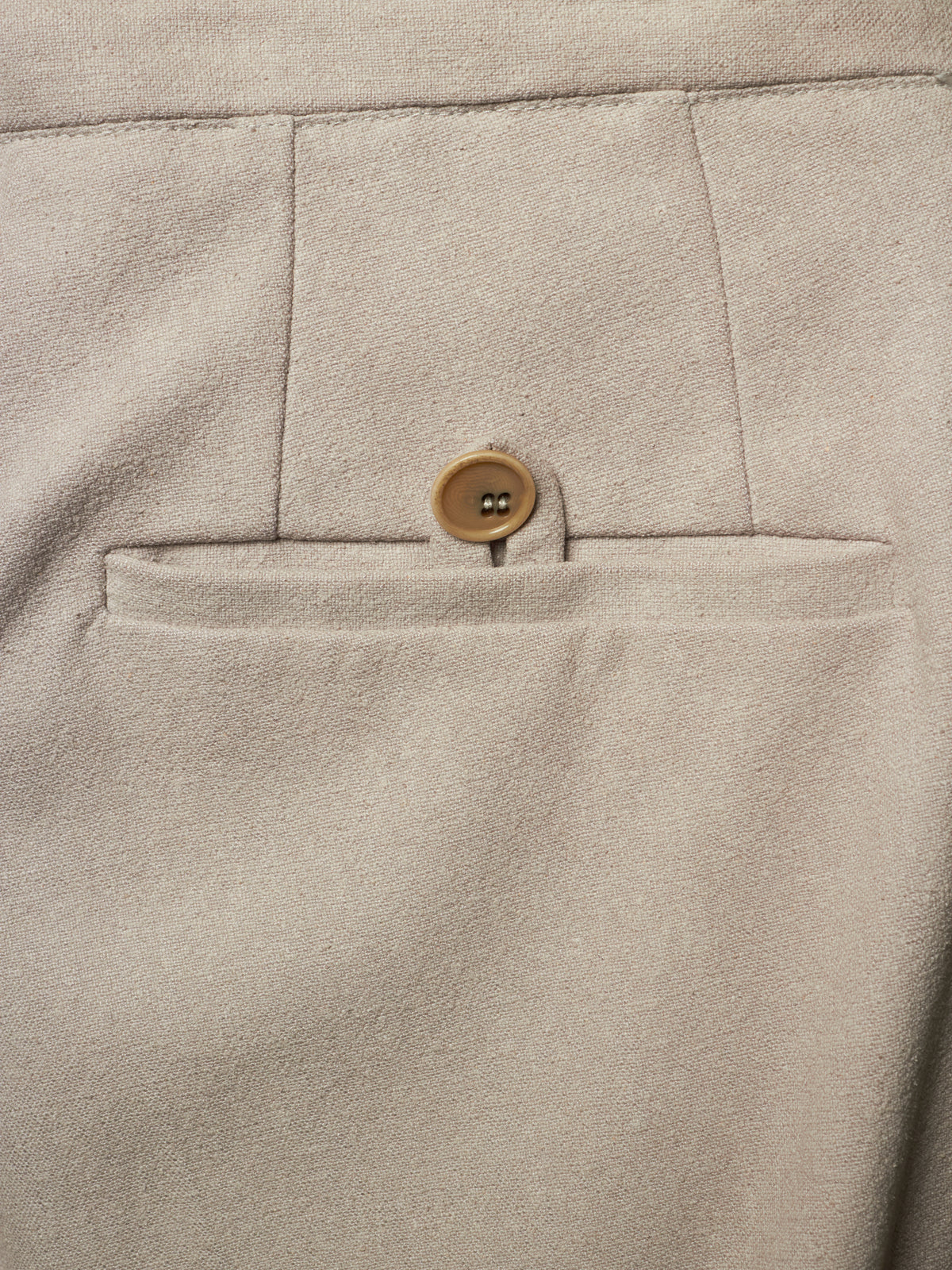 Carol Christian Poell SS05 "Dispossessed" MALE 'PM/1992 HUNDRET/3' Light Grey Overlock Silk Trousers