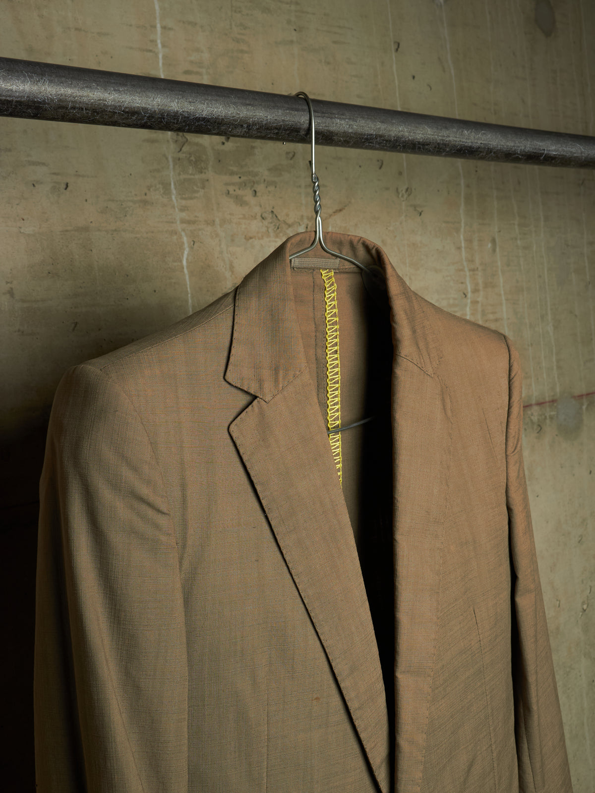 Carol Christian Poell SS06 'GM/2098 ORDER/7' Khaki Single Button Classic Blazer