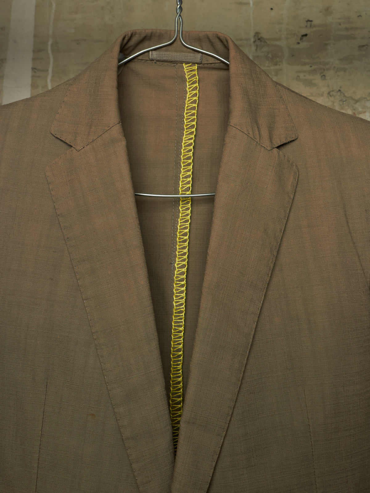 Carol Christian Poell SS06 'GM/2098 ORDER/7' Khaki Single Button Classic Blazer