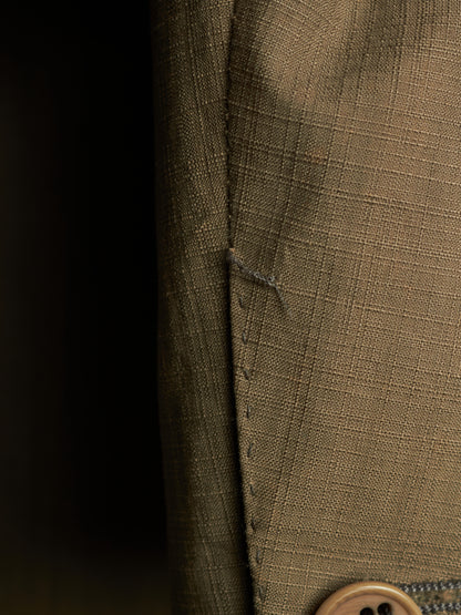 Carol Christian Poell SS06 'GM/2098 ORDER/7' Khaki Single Button Classic Blazer