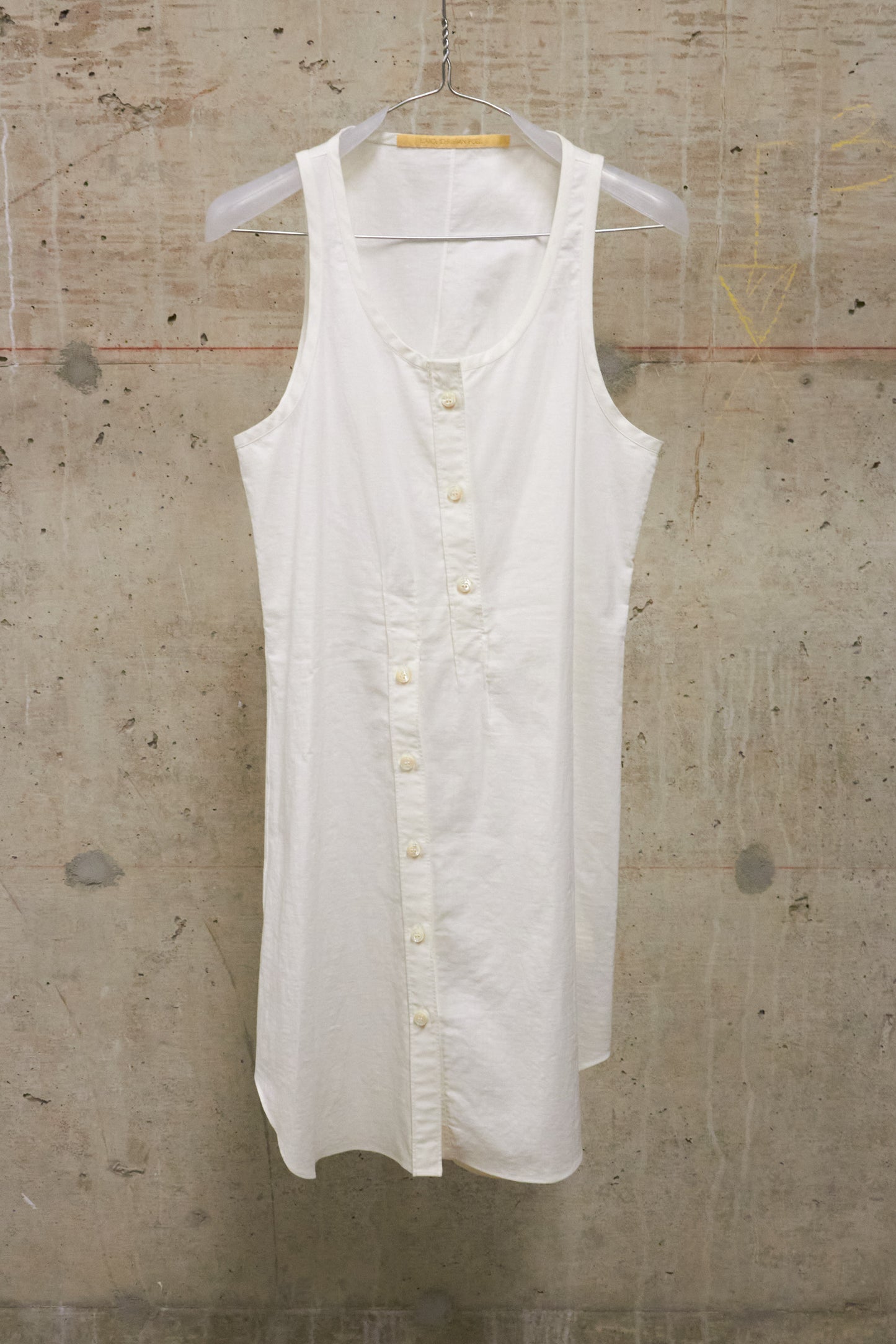 Carol Christian Poell 2010 FE-MALE 'CF/0911 FLAMMEN/1' Dead-end Striped Long Tank Top