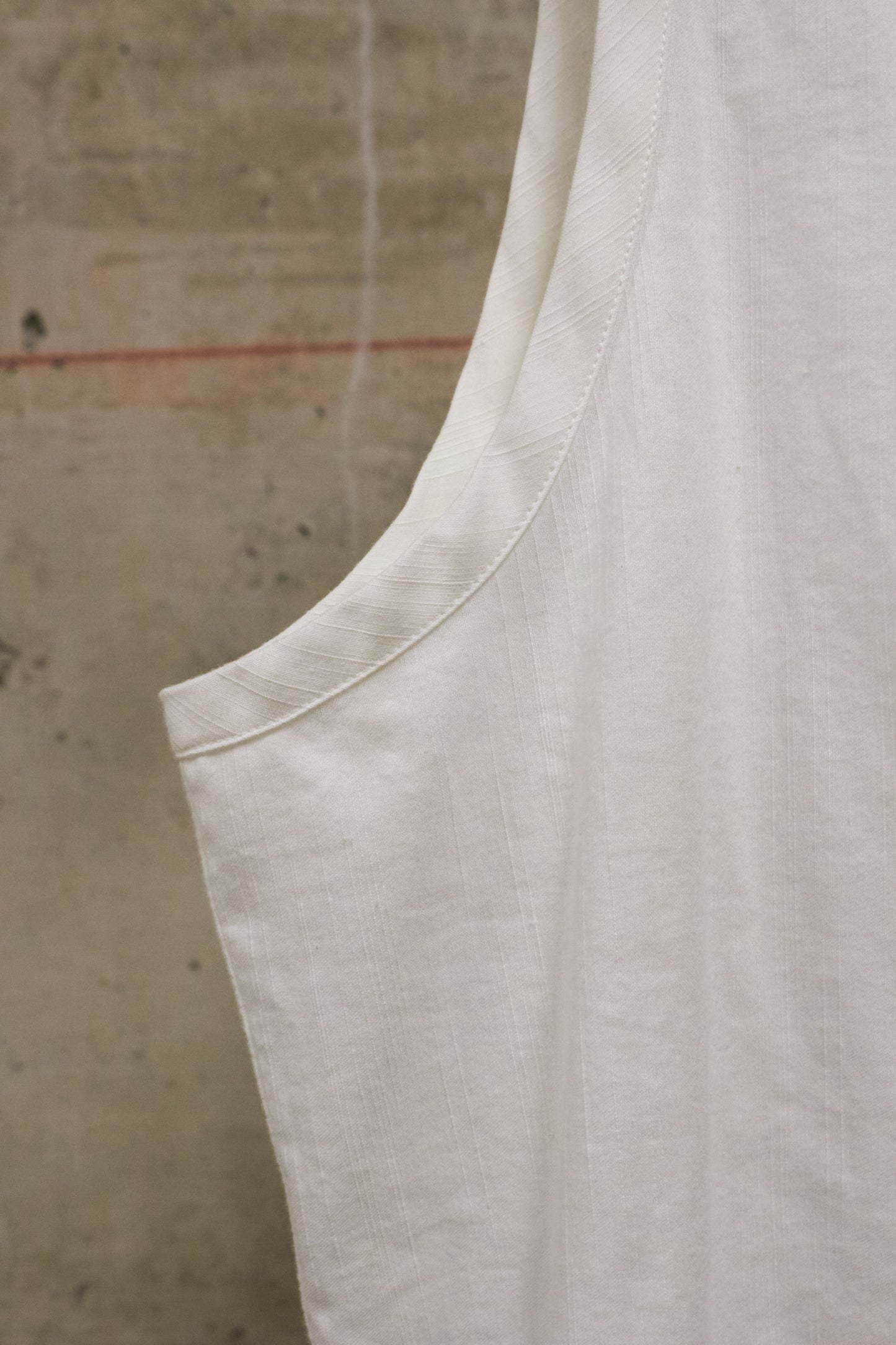 Carol Christian Poell 2010 FE-MALE 'CF/0911 FLAMMEN/1' Dead-end Striped Long Tank Top