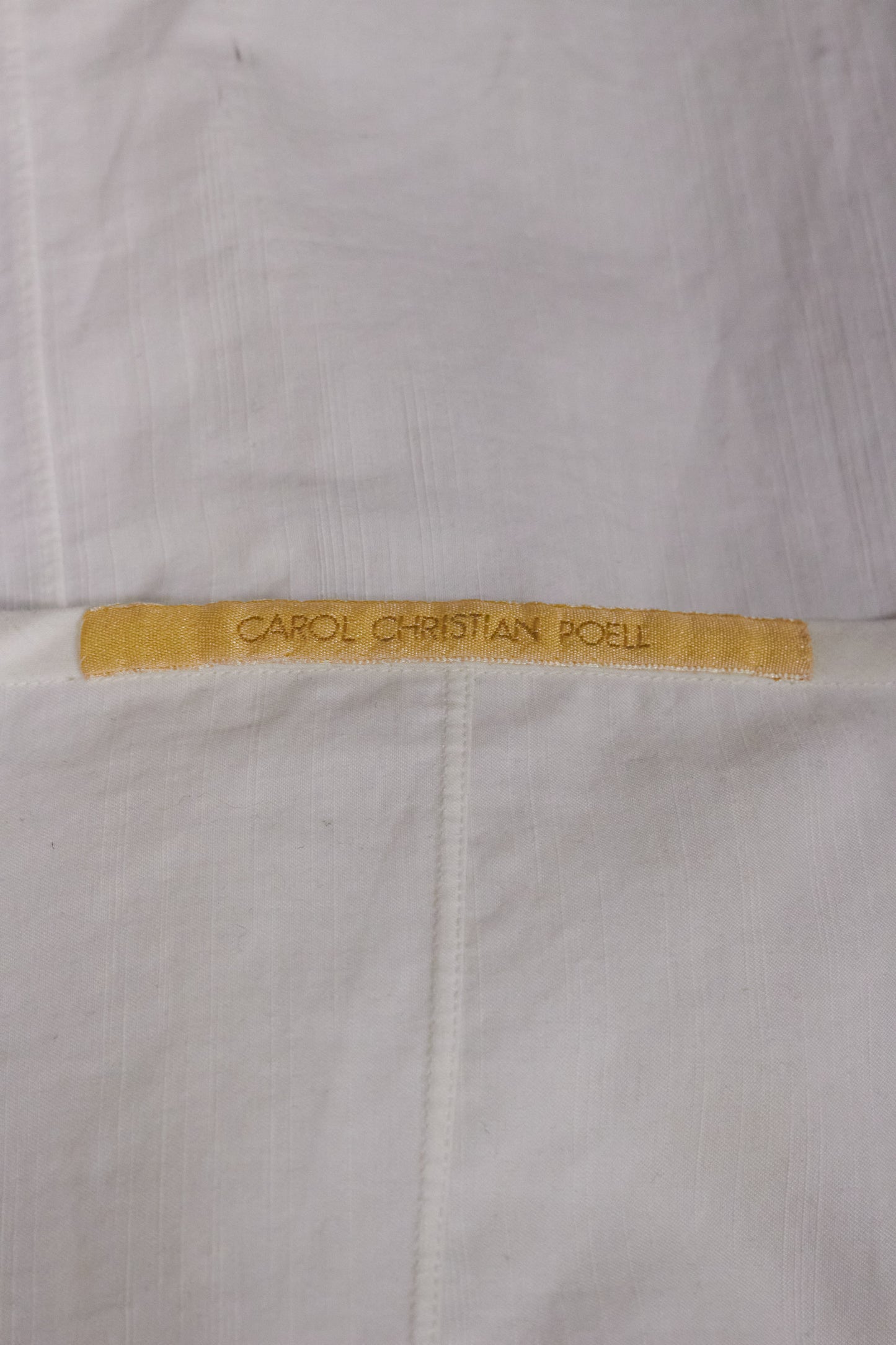 Carol Christian Poell 2010 FE-MALE 'CF/0911 FLAMMEN/1' Dead-end Striped Long Tank Top