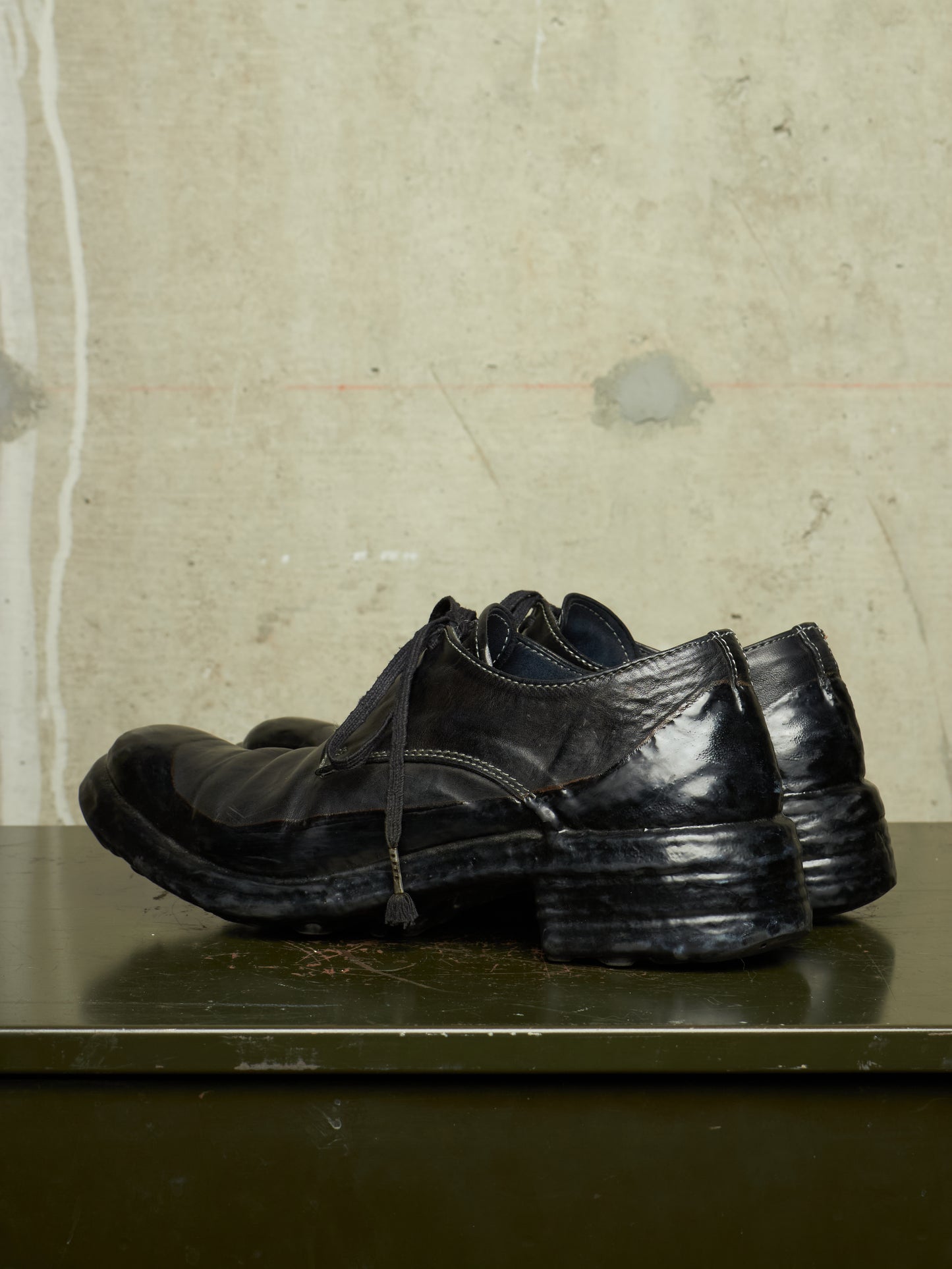 Carol Christian Poell 'AF/0900LR CORS-PTC/010' Object-dyed Horse Leather Drip Derbies