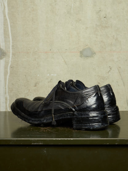 Carol Christian Poell 'AF/0900LR CORS-PTC/010' Object-dyed Horse Leather Drip Derbies