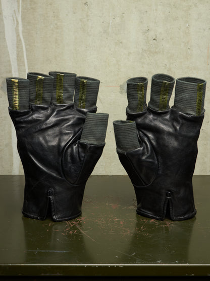 Carol Christian Poell 'AM/2457 ROOMS-PTC/010' Disparate Kangaroo Leather Gloves