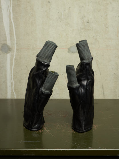 Carol Christian Poell 'AM/2457 ROOMS-PTC/010' Disparate Kangaroo Leather Gloves