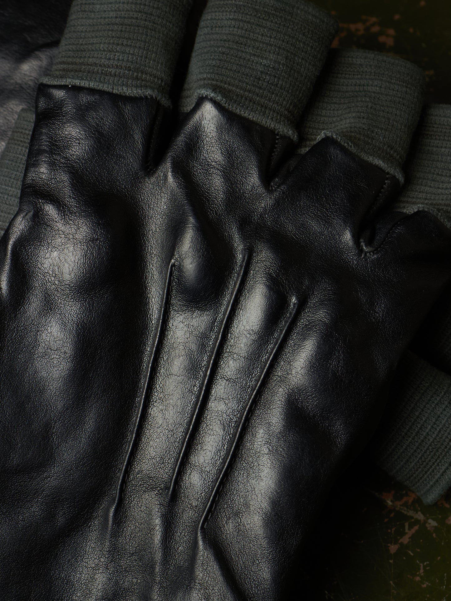 Carol Christian Poell 'AM/2457 ROOMS-PTC/010' Disparate Kangaroo Leather Gloves