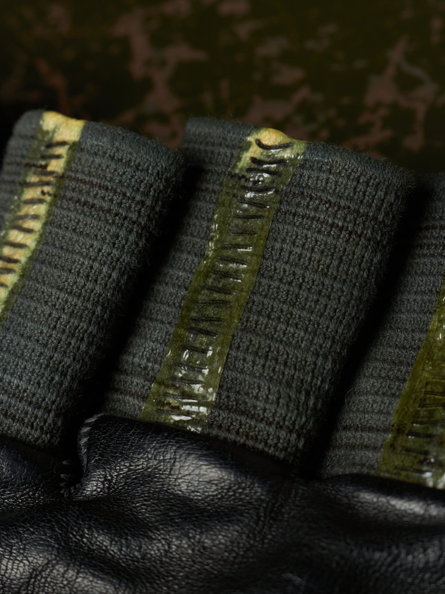 Carol Christian Poell 'AM/2457 ROOMS-PTC/010' Disparate Kangaroo Leather Gloves