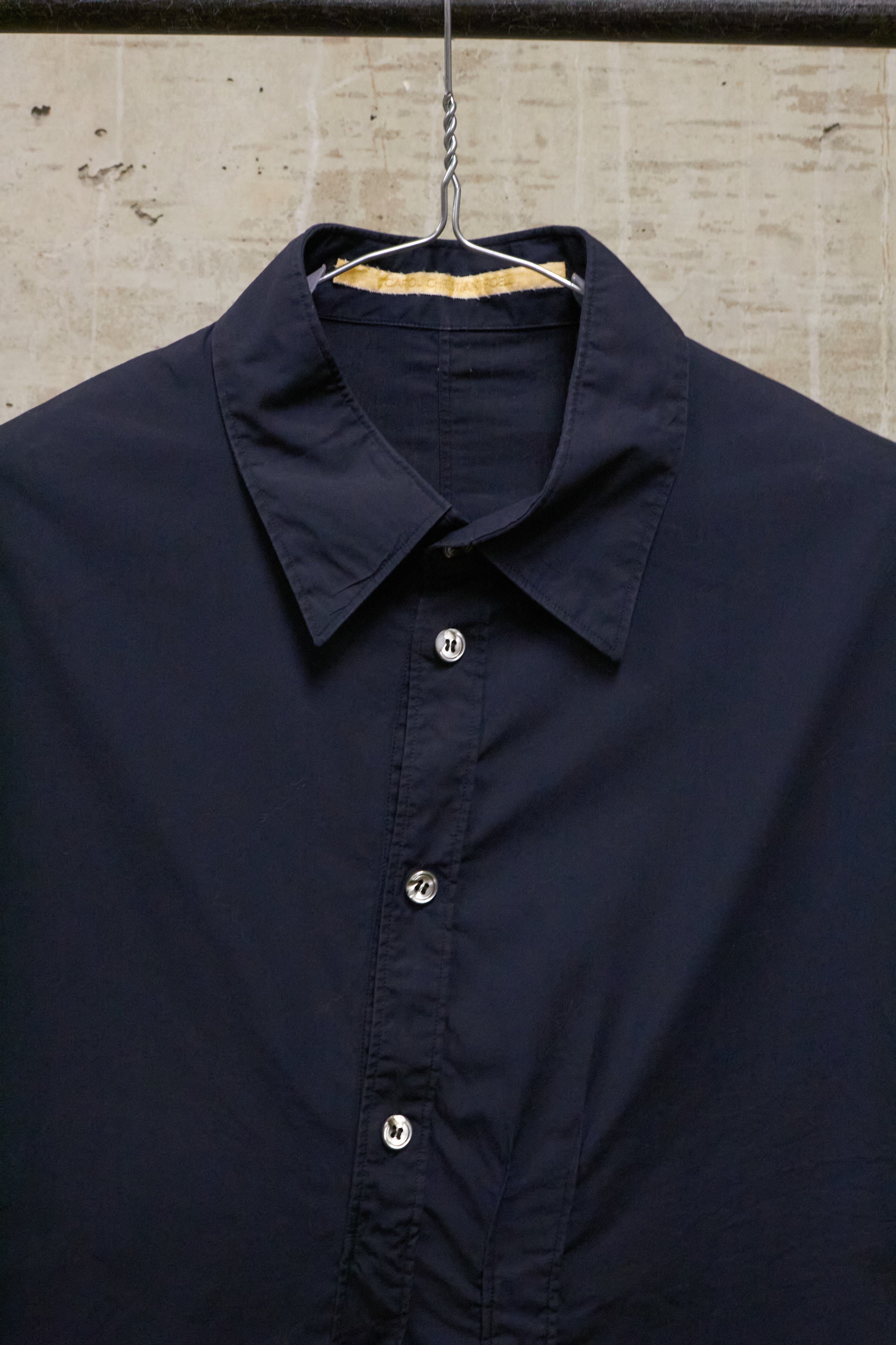 Carol Christian Poell Dead-End Shirt 2010 | Blue Cotton – DRIEW