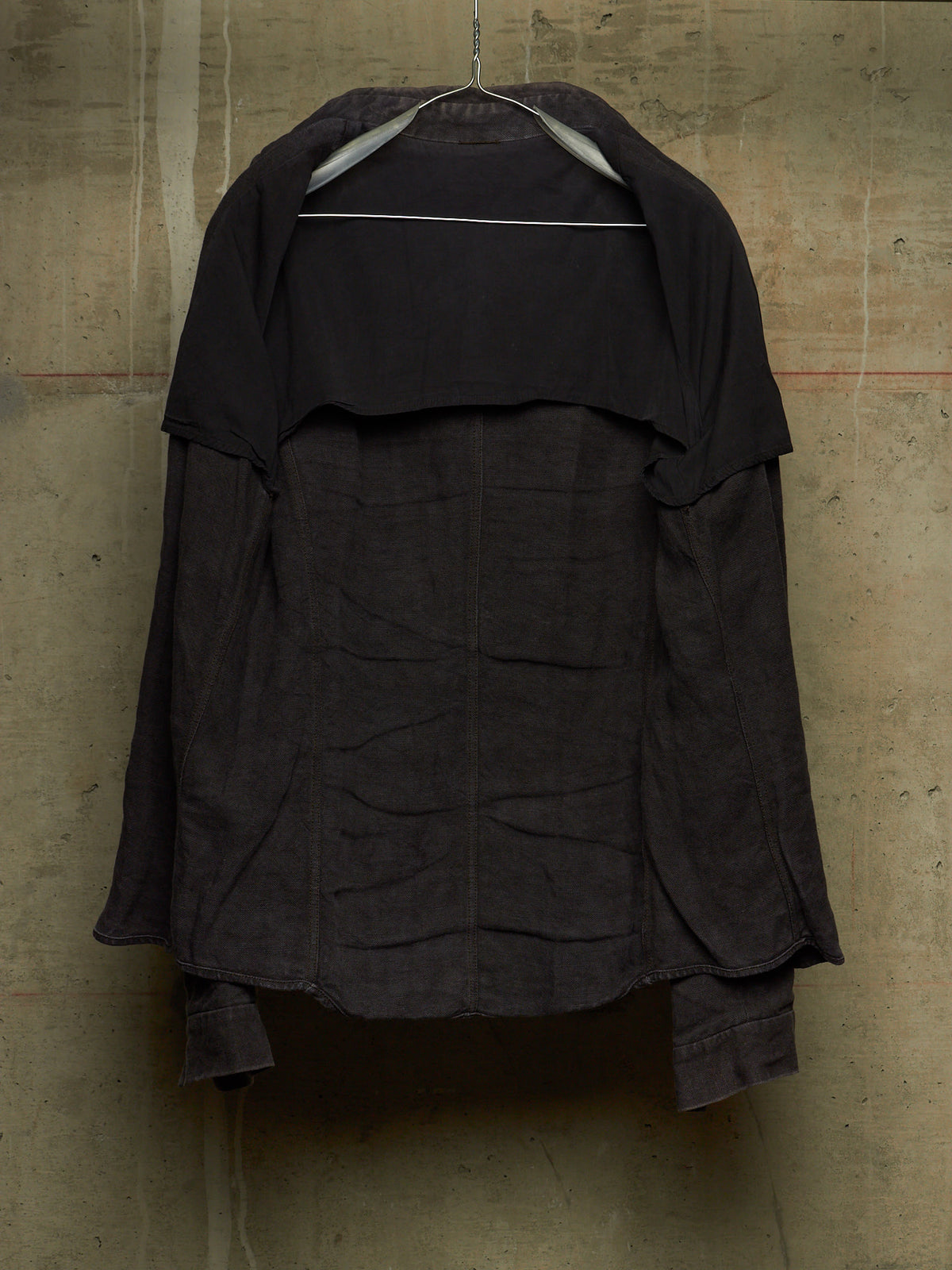 Carpe Diem 2005 Washed Lilac Textured Heavy Linen Shirt