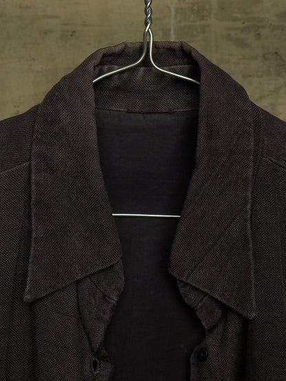 Carpe Diem 2005 Washed Lilac Textured Heavy Linen Shirt