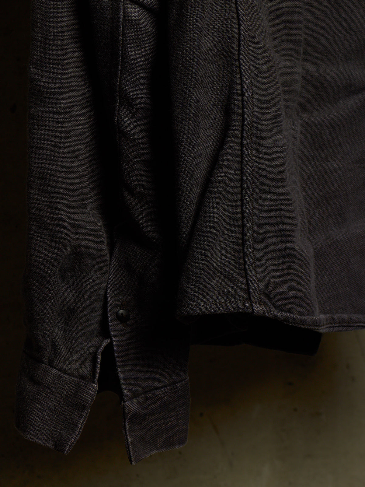 Carpe Diem 2005 Washed Lilac Textured Heavy Linen Shirt