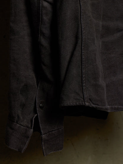 Carpe Diem 2005 Washed Lilac Textured Heavy Linen Shirt