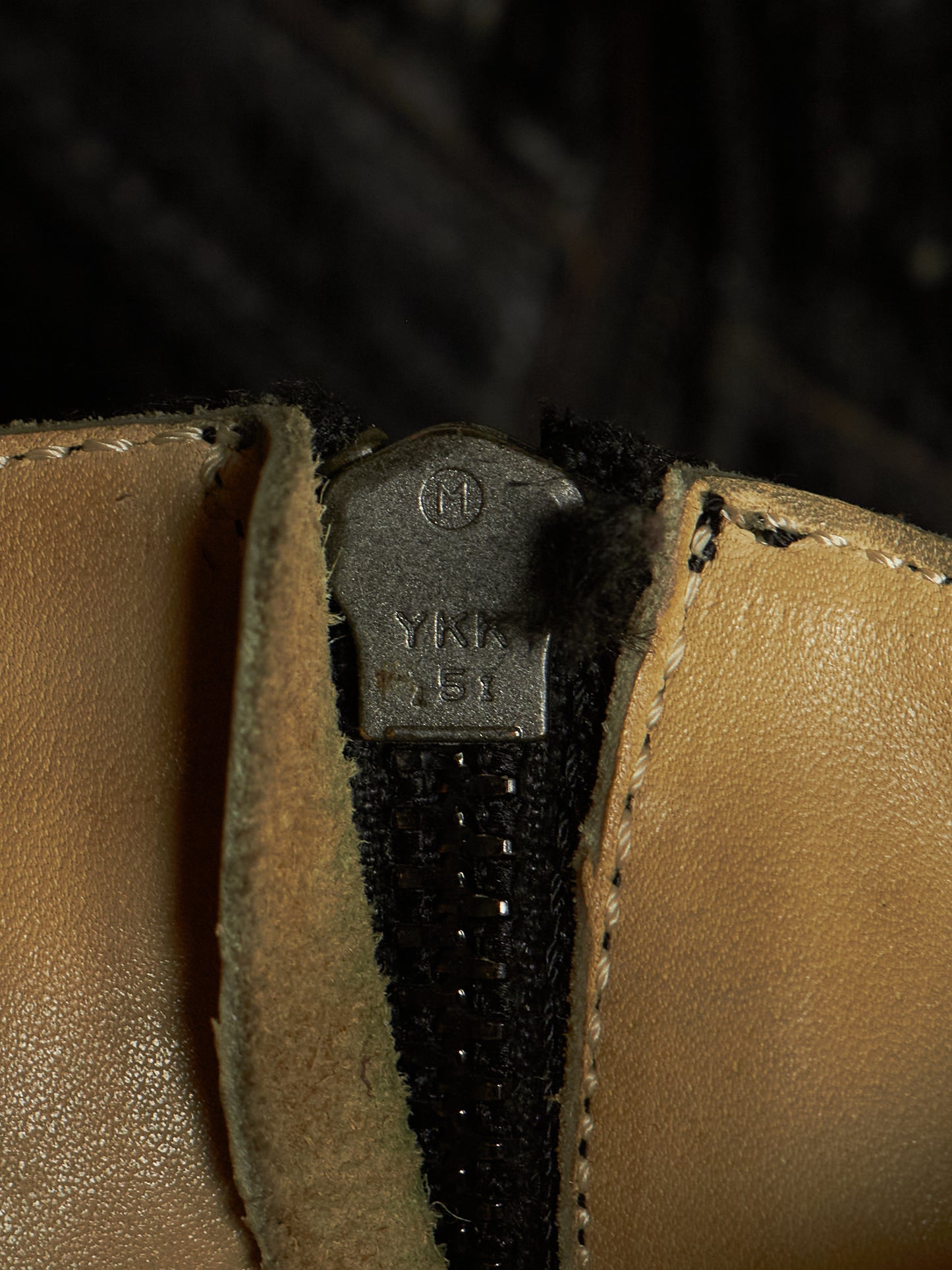 Carpe Diem Ealry 00s Striped Snakeskin Leather Side Zip Boots