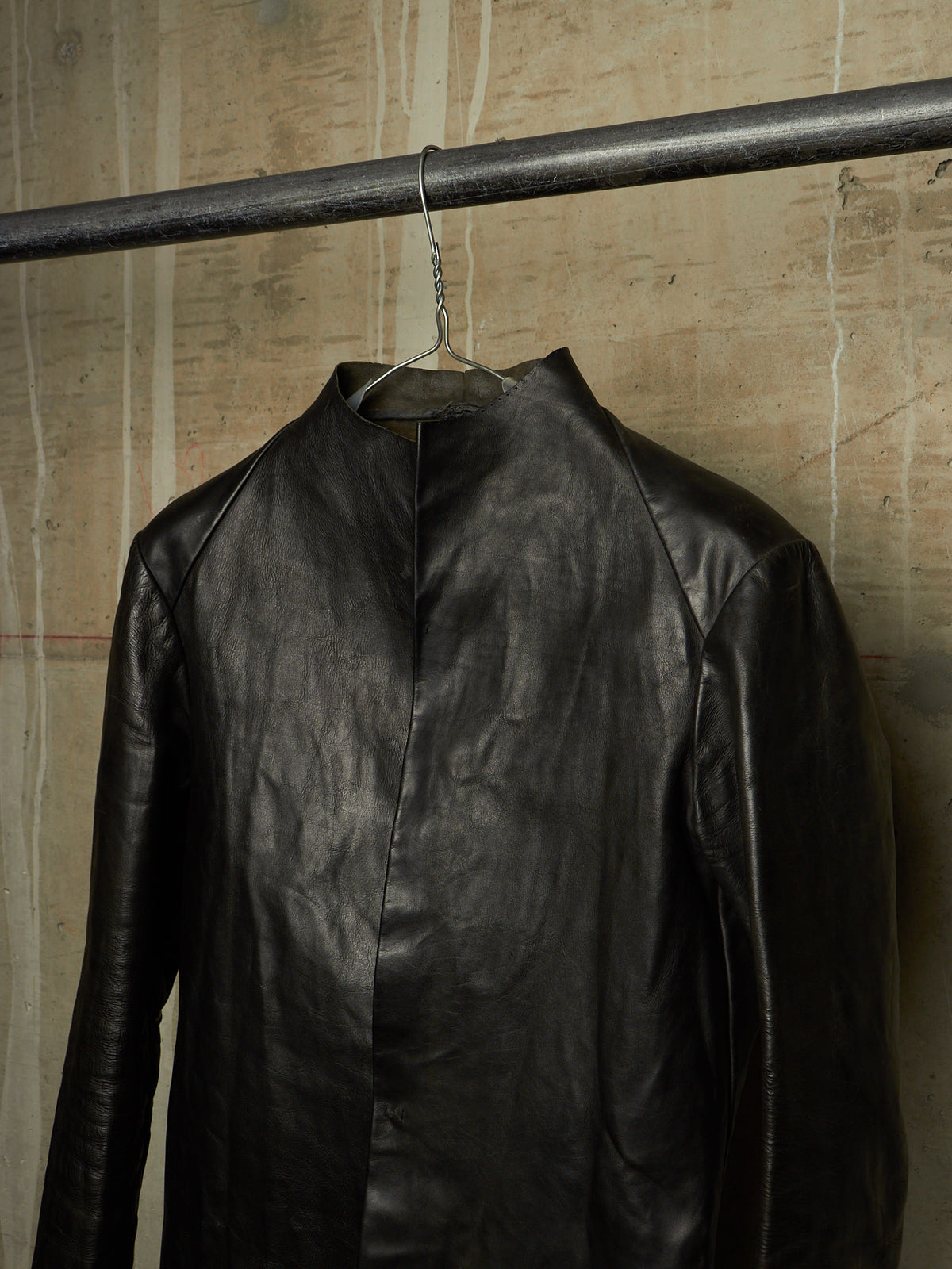 Carpe Diem LINEA Early 00s Unlined Cow Leather Jacket