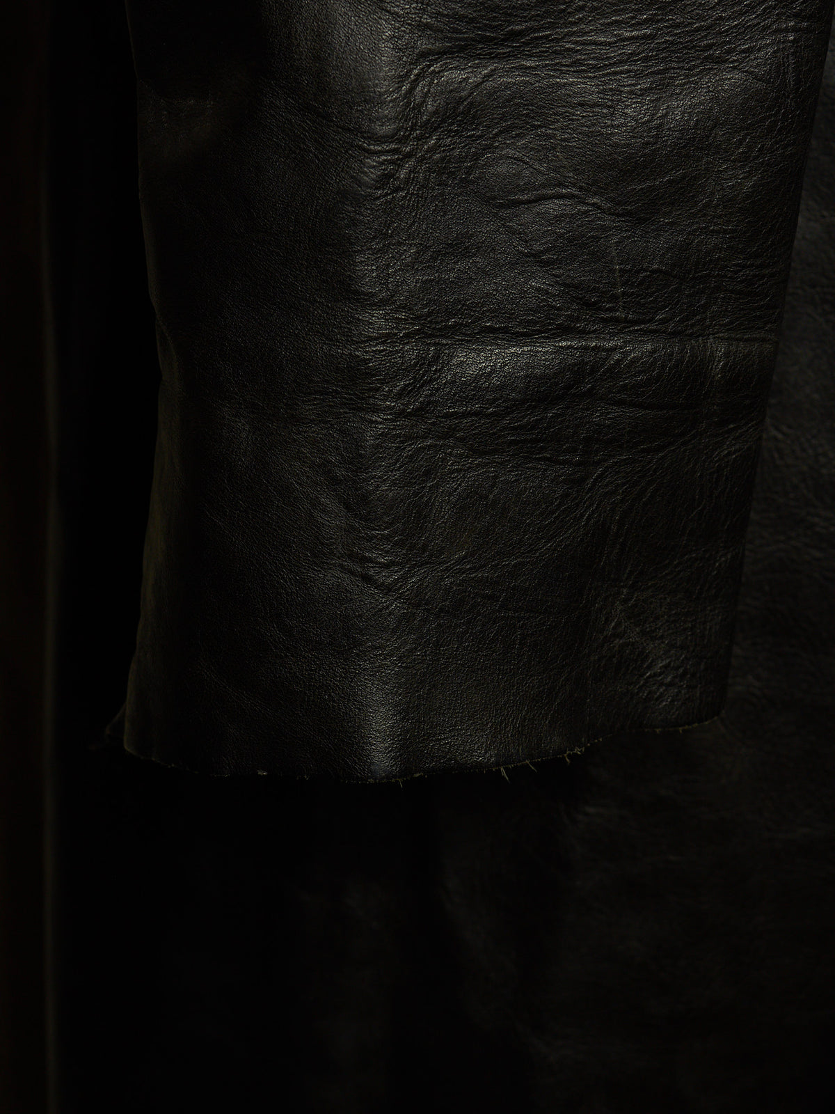 Carpe Diem LINEA Early 00s Unlined Cow Leather Jacket