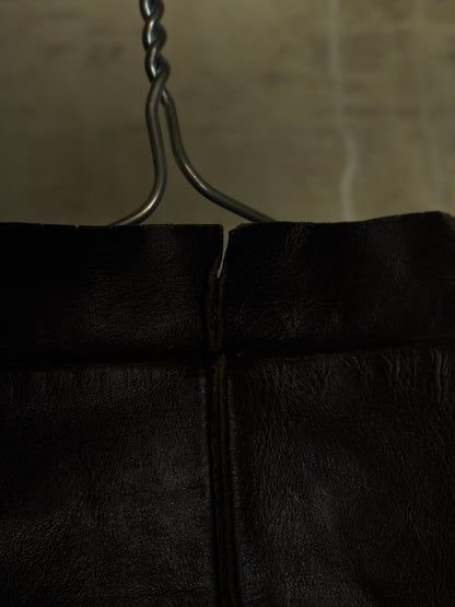 Carpe Diem LINEA Early 00s Unlined Cow Leather Jacket