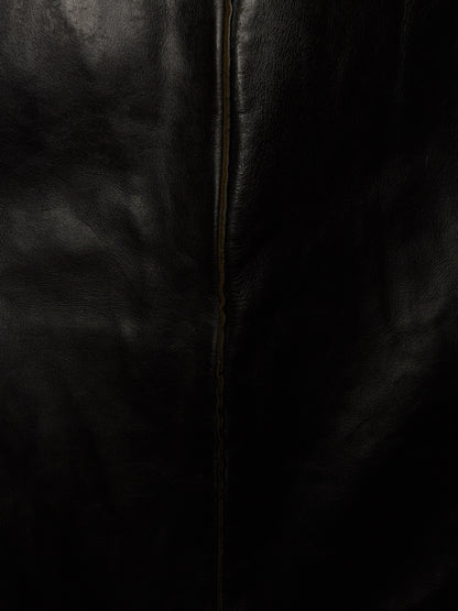 Carpe Diem LINEA Early 00s Unlined Cow Leather Jacket