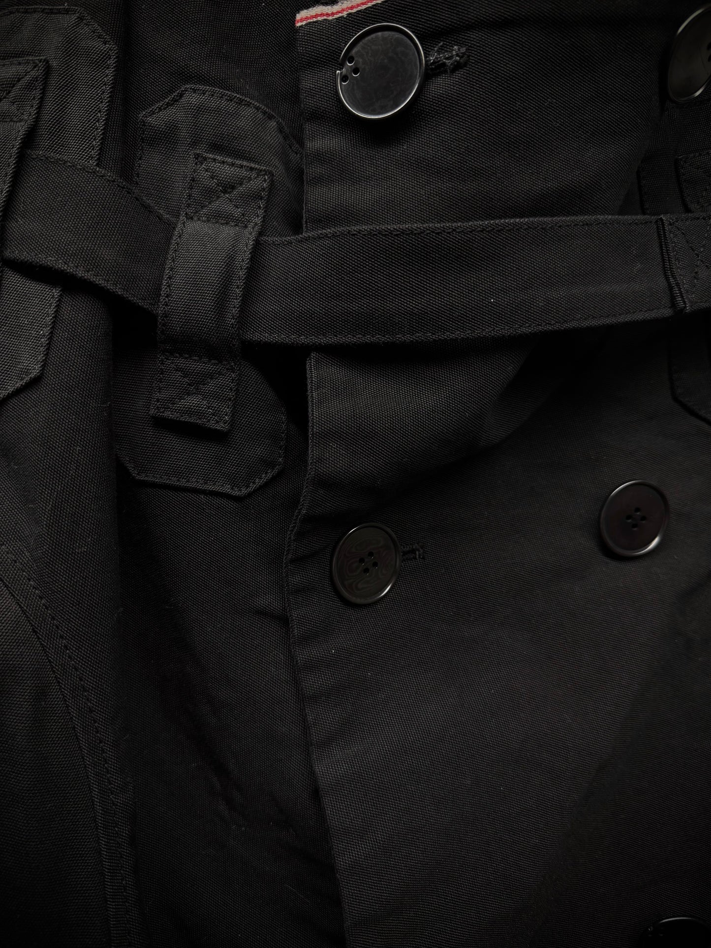 Carol Christian Poell 2010 'VM/2562SED PEDGE-PTA/10' SELF-EDGE Metre Double Breasted Coat detail | DRIEW GARMENTS