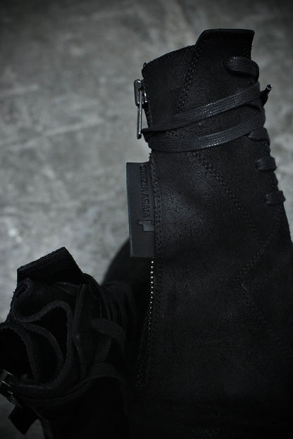 Cinzia Aria CINZIA ARAIA Reverse Cow Leather Back Zip Boots detail | DRIEW GARMENTS