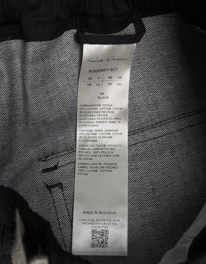 Rick Owens AW24 "PORTERVILLE" Coated Bauhaus Denim Cargo Zip Pants