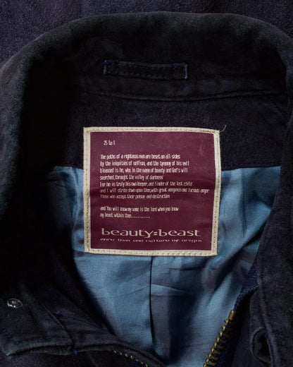 Beauty:Beast Early 90s 1-of-25 Beef Grass Suede Leather Coat