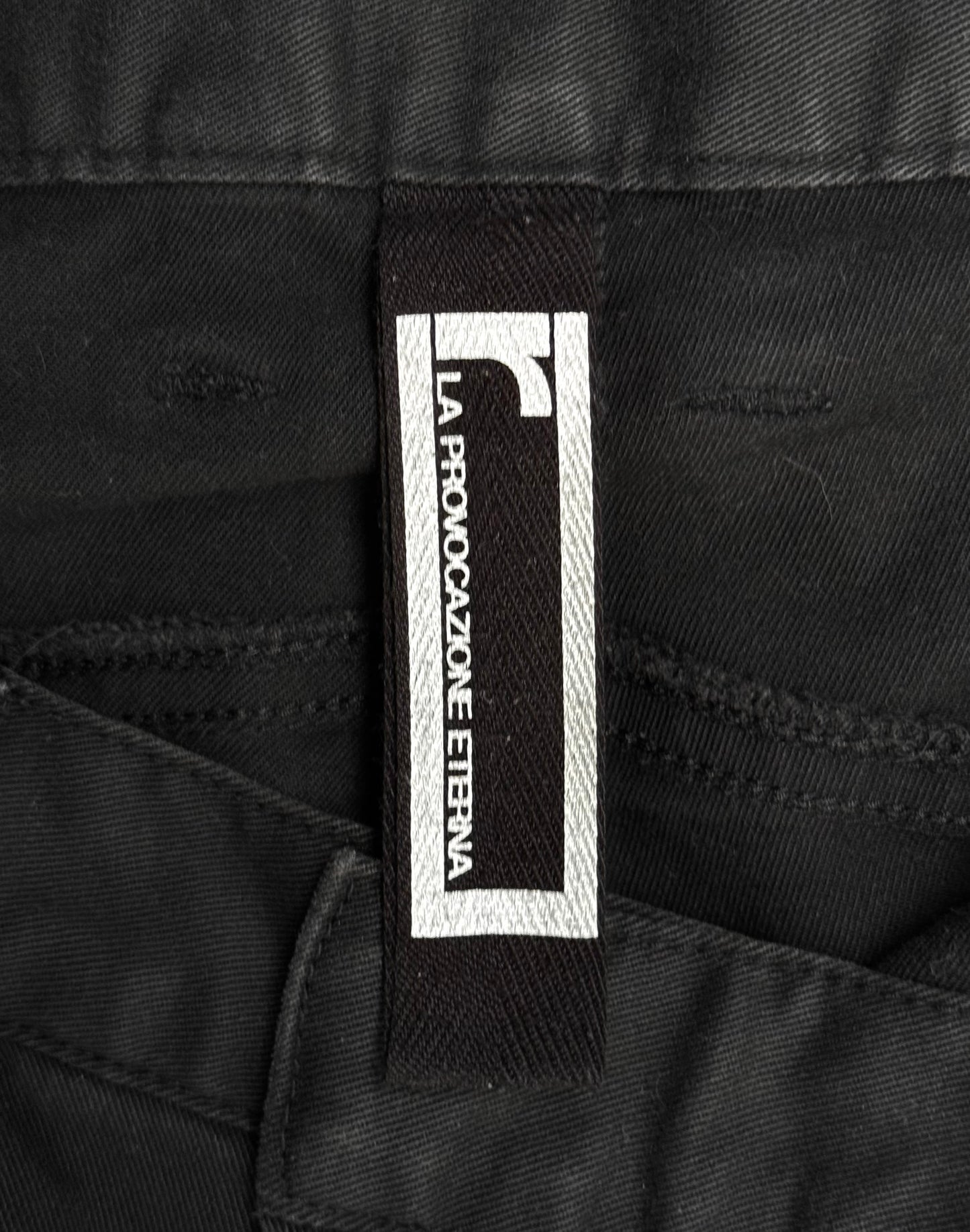 RipVanWinkle Early 00s Charcoal Grey J-Cut Pants