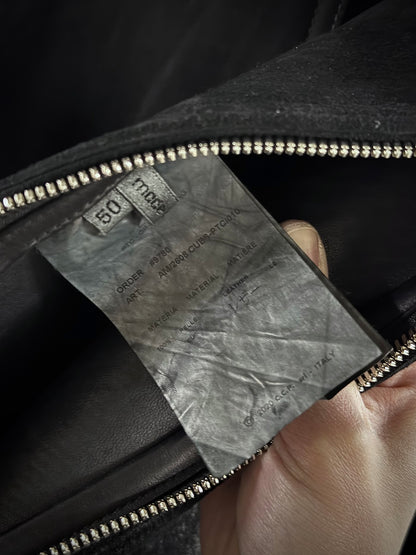 Carol Christian Poell 'AM/2608 CUBS-PTC/010' Object-dyed Horse Culatta Leather Vest Bag detail | DRIEW GARMENTS