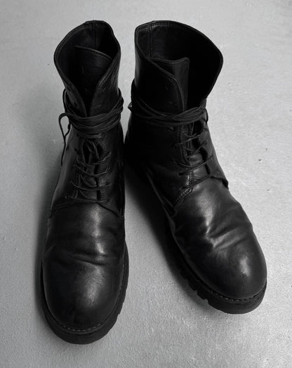 GUIDI ‘785V’ Vegetable-tanned Horse Leather Hiking Lace-up Boots